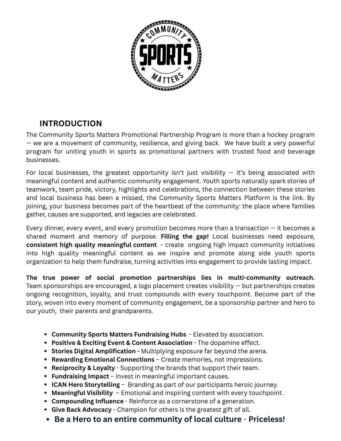 Community Sports Matters