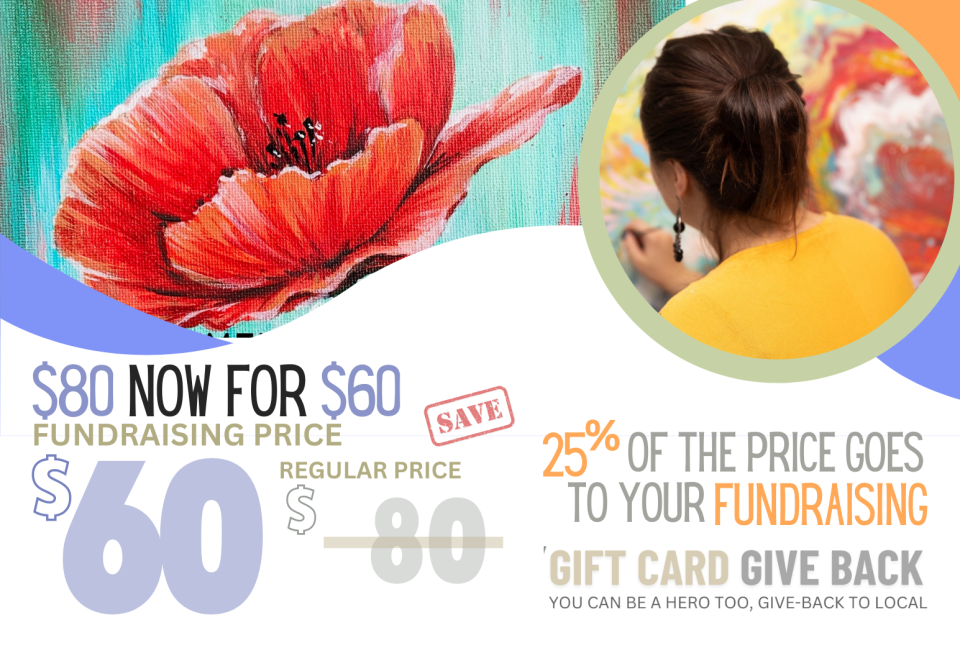 So excited for Monday's paint workshop. What a beautiful poppy we'll be painting!