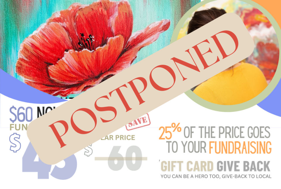 ATTENTION: Tomorrow's event is being postponed due to lack of public commitment. We hope to see you all next month for a different painting :)