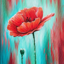 So excited for Monday's paint workshop. What a beautiful poppy we'll be painting!